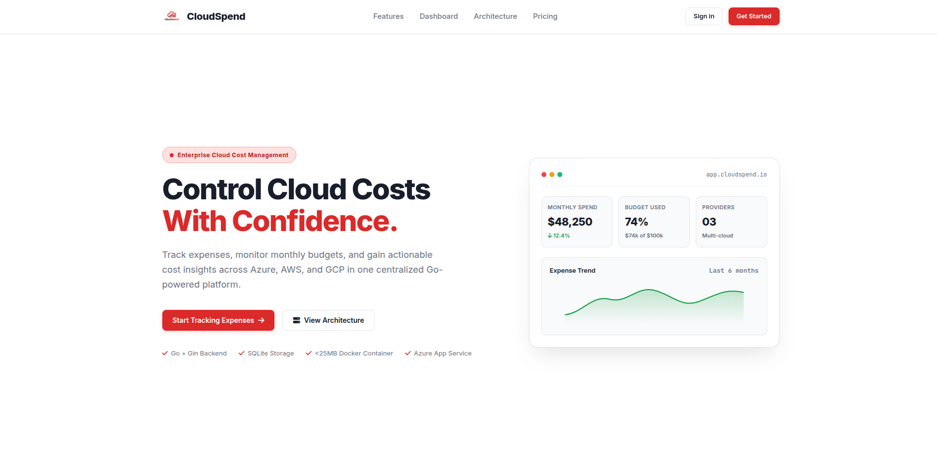 Cloud Spend preview