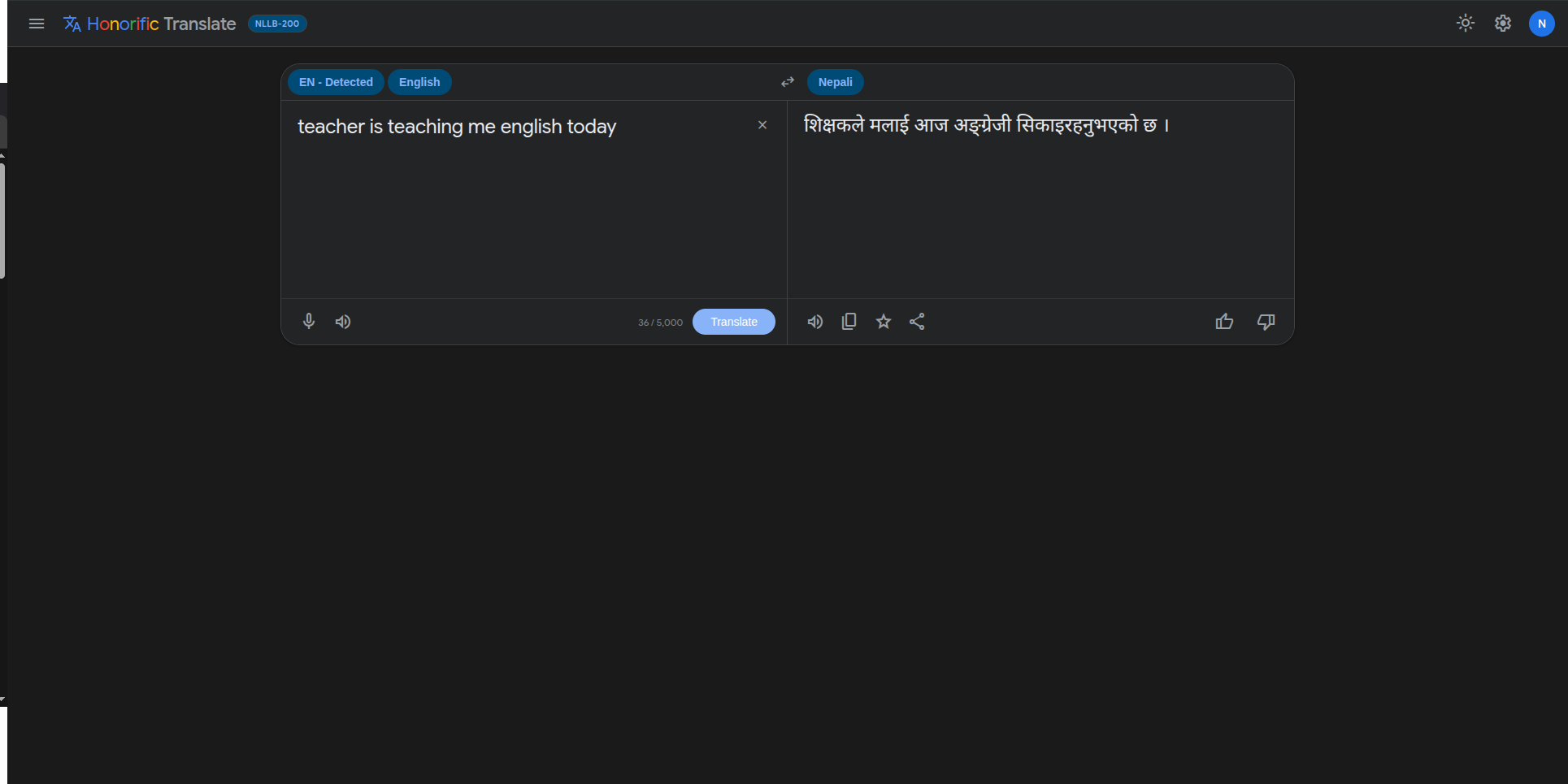 Machine Translation: NLLB-200 Nepali Honorifics preview